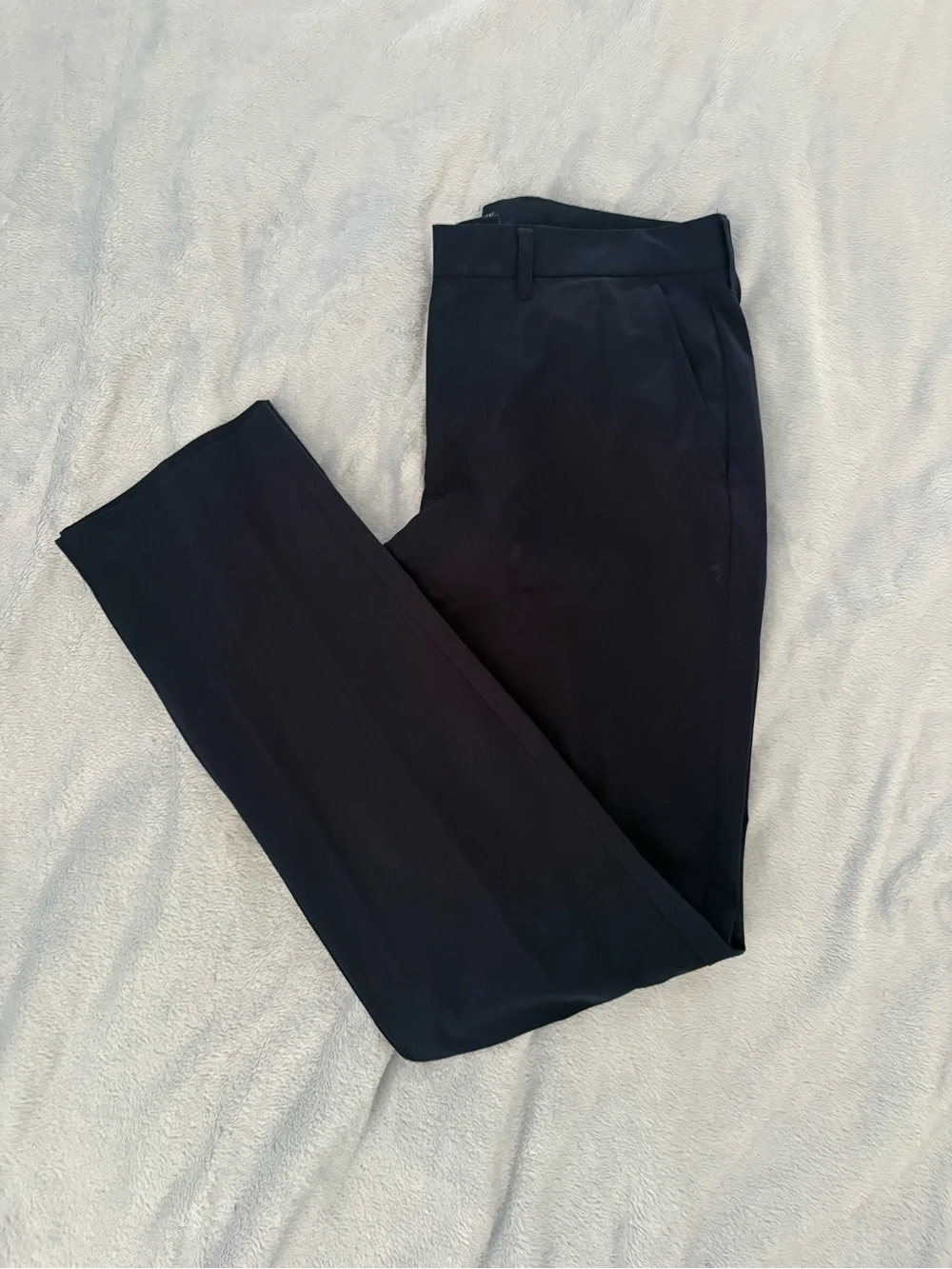 J. Crew Navy Straight-Leg Trousers